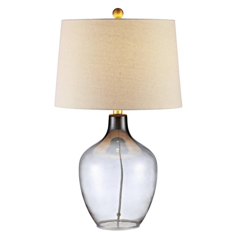 SAFAVIEH Lighting Makpal 25-inch Ombre Grey LED Table Lamp - 15" W x 15" L x 25.5" H - 15Wx15Dx26H