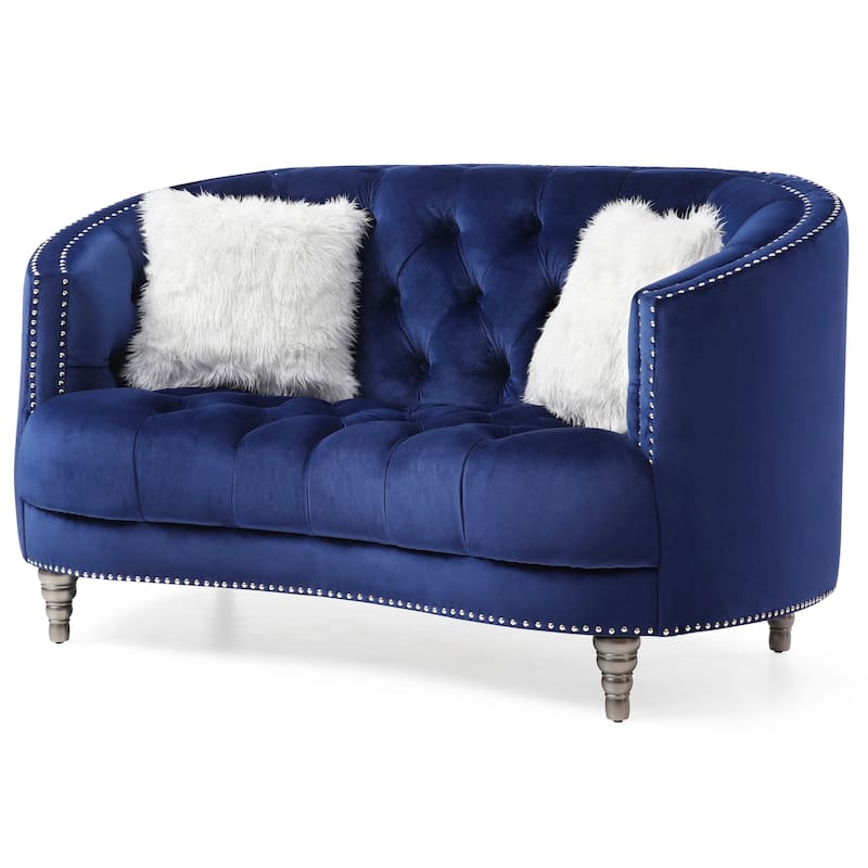 Dania Velvet Loveseat