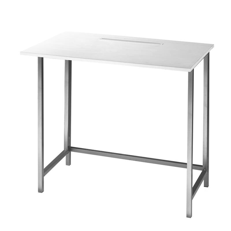 Urban Shop Folding Computer Desk with Tablet Slot