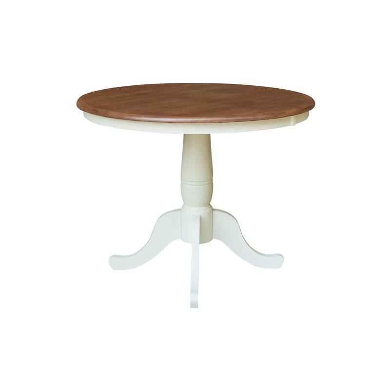 International Concepts Unfinished 30-inch High Round Pedestal Table