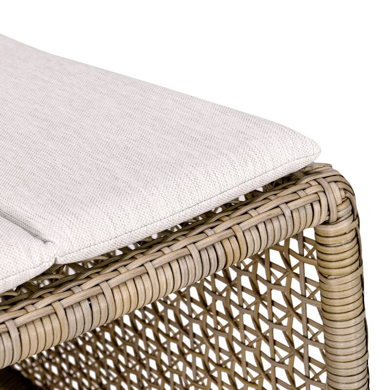 Classic Home Michelle Wicker Outdoor Accent Chair