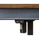 preview thumbnail 7 of 15, Farmhouse Electric Sit/Stand Desk, Height Adjustable Table, Blue