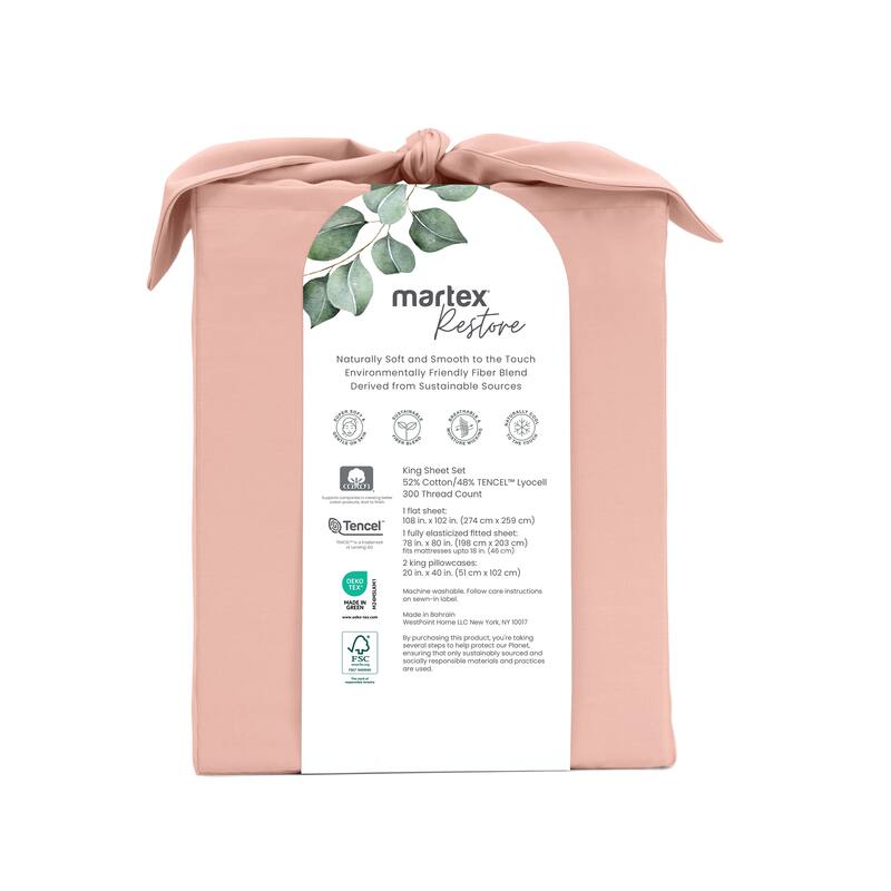 Martex Restore 300 Thread Count Sheet Set