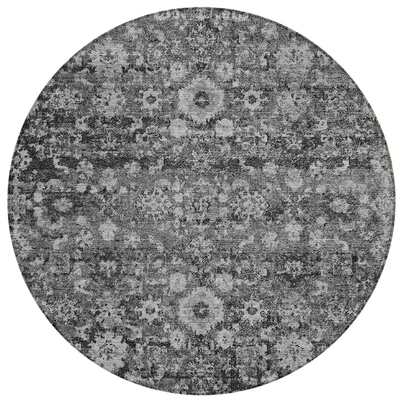 HomeRoots Oriental Traditional Rectangle Outdoor Rug