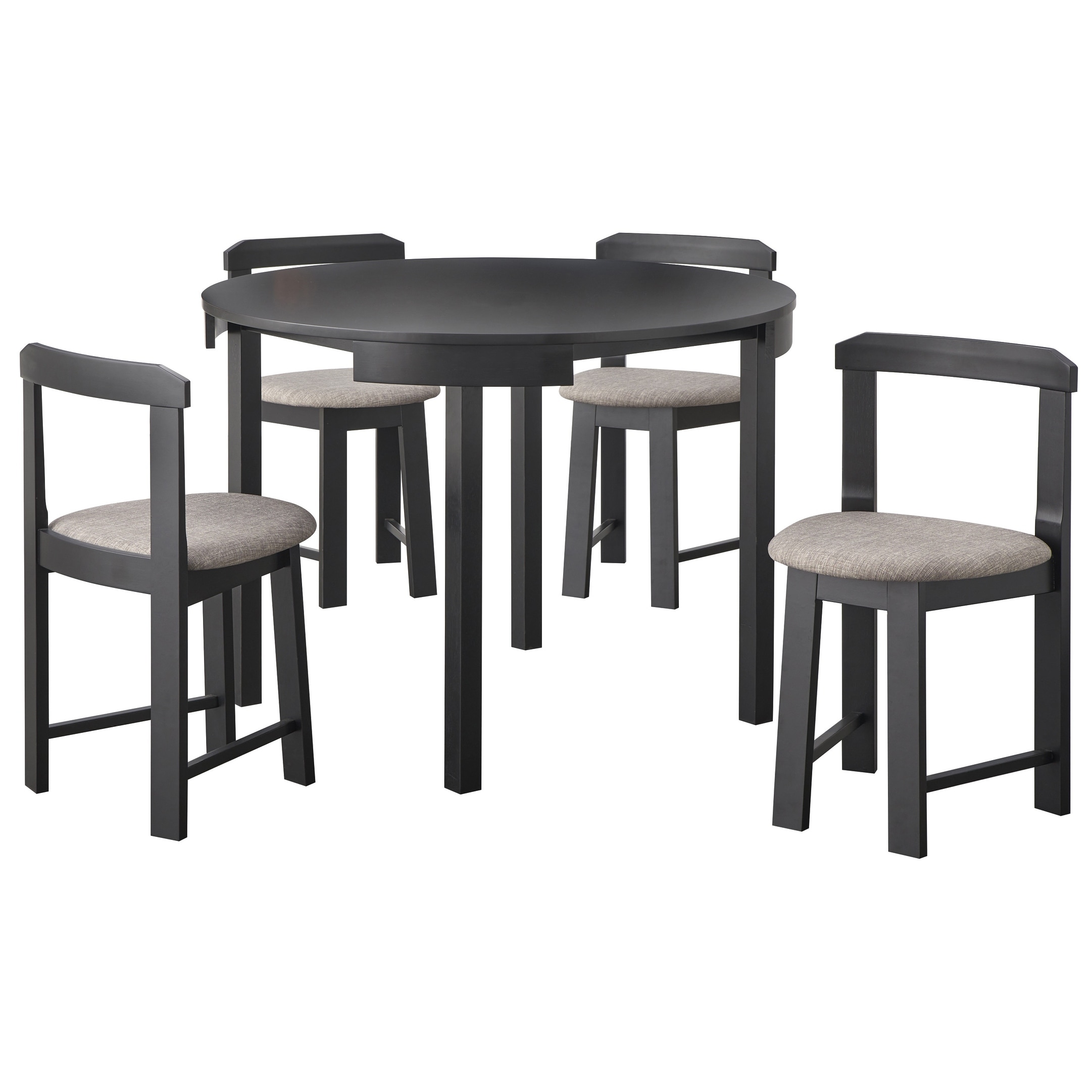 Harrisburg Tobey 5-Piece Round Dining Set for Small Spaces