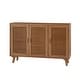 preview thumbnail 6 of 41, Gius Contemporary Multifunctional Manufactured Wood Frame Sideboard with Beech Wood Doors by HULALA HOME