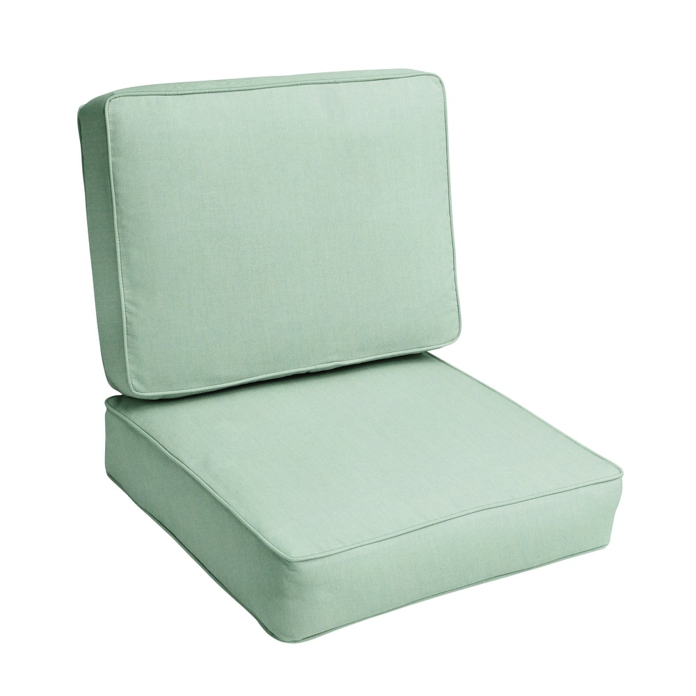 Sunbrella Indoor/ Outdoor Corded Chair Cushion Set - 22" x 22" x 4"