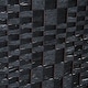 preview thumbnail 8 of 15, HomCom 6' Tall Wicker Weave Three Panel Room Divider Privacy Screen - Black Wood