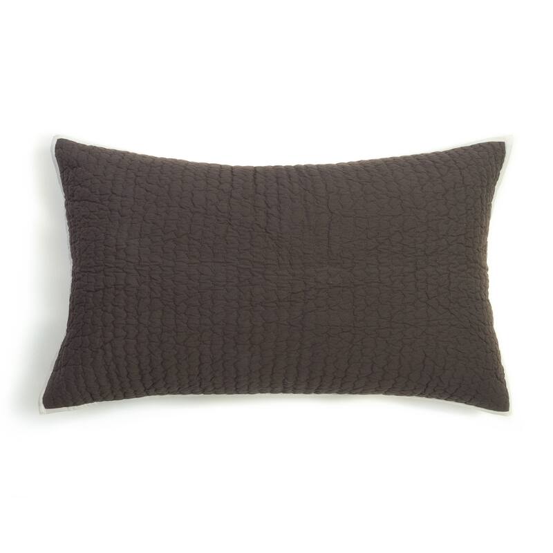 Jade, Cotton, Zigzag Sham