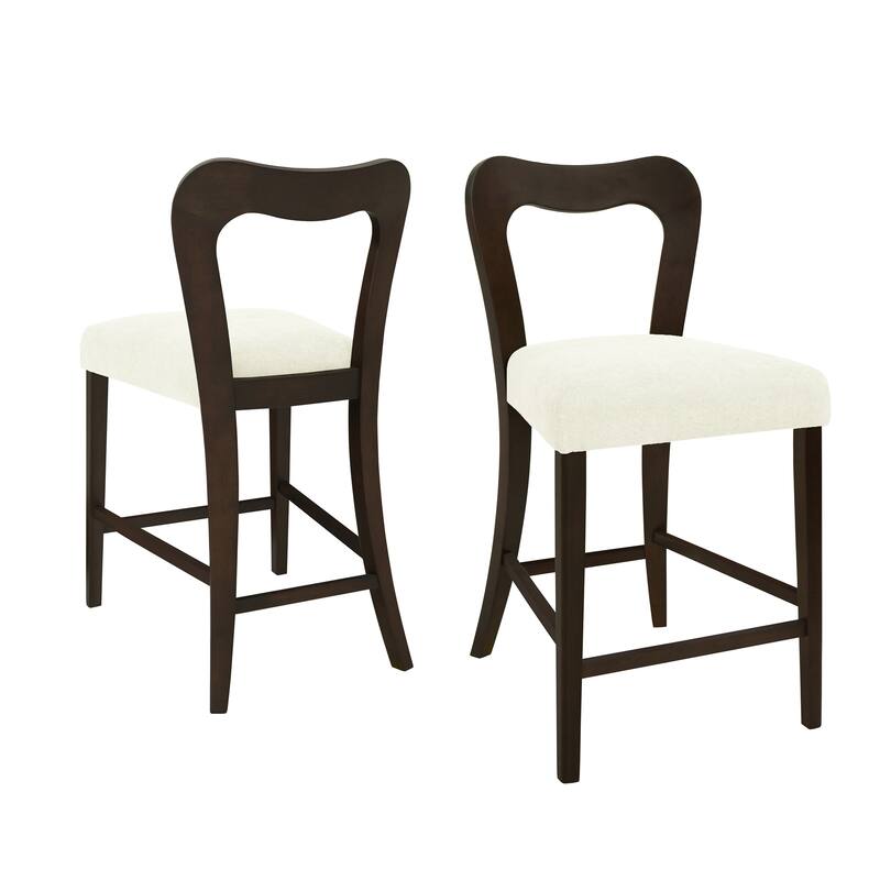 Set of 2 Counter Stools Without Arm