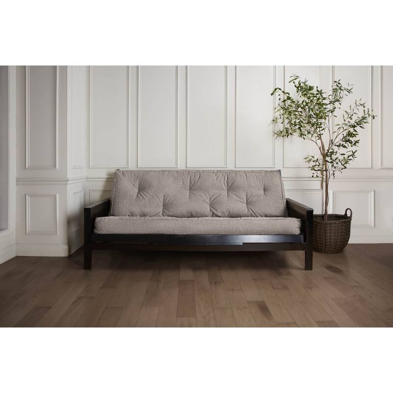 Sorra Home Relay Indoor Futon Mattress - Fog /75 x 54 x 8 in - Full