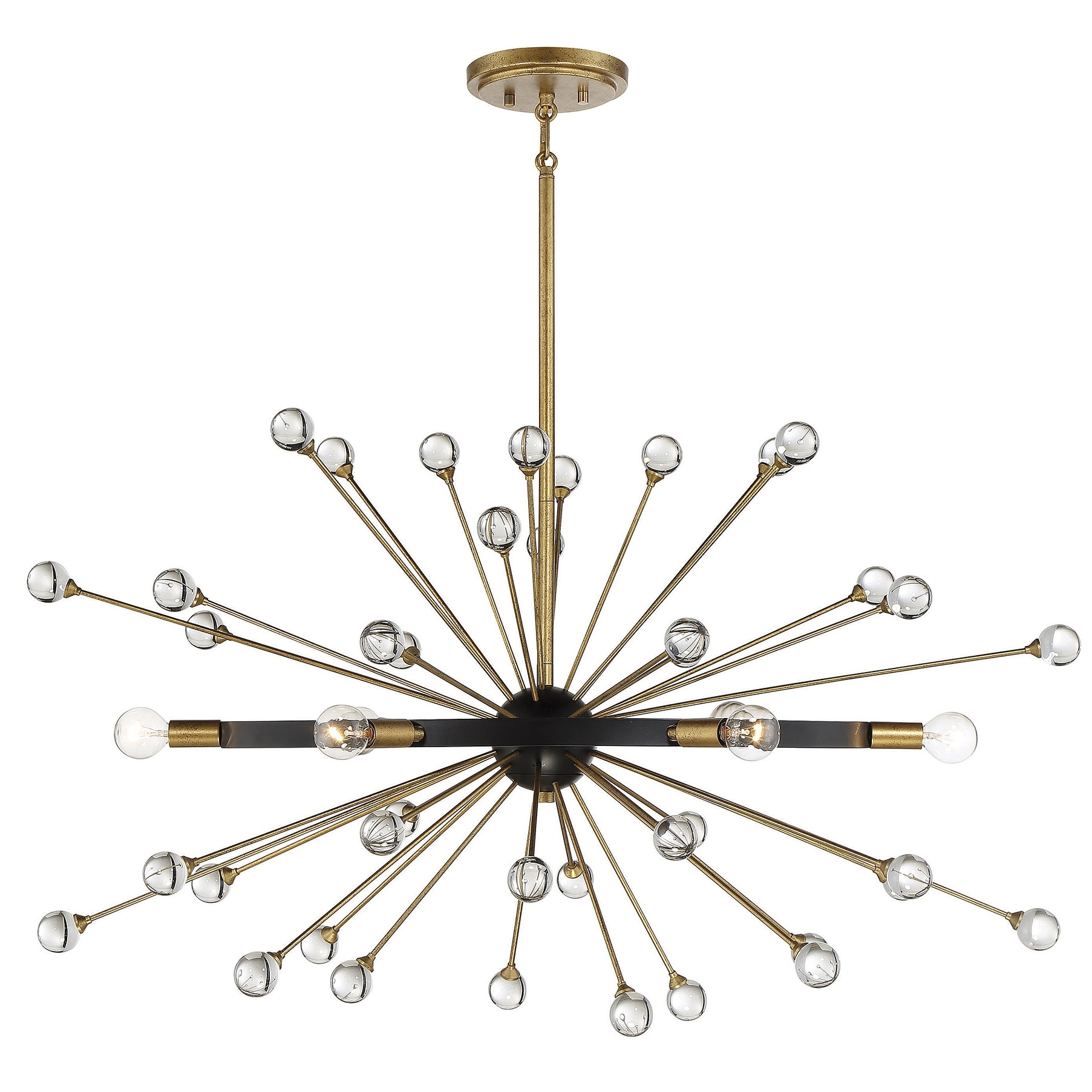 Savoy House 1-1858-6 Ariel 6 Light 37" Wide Abstract Sputnik