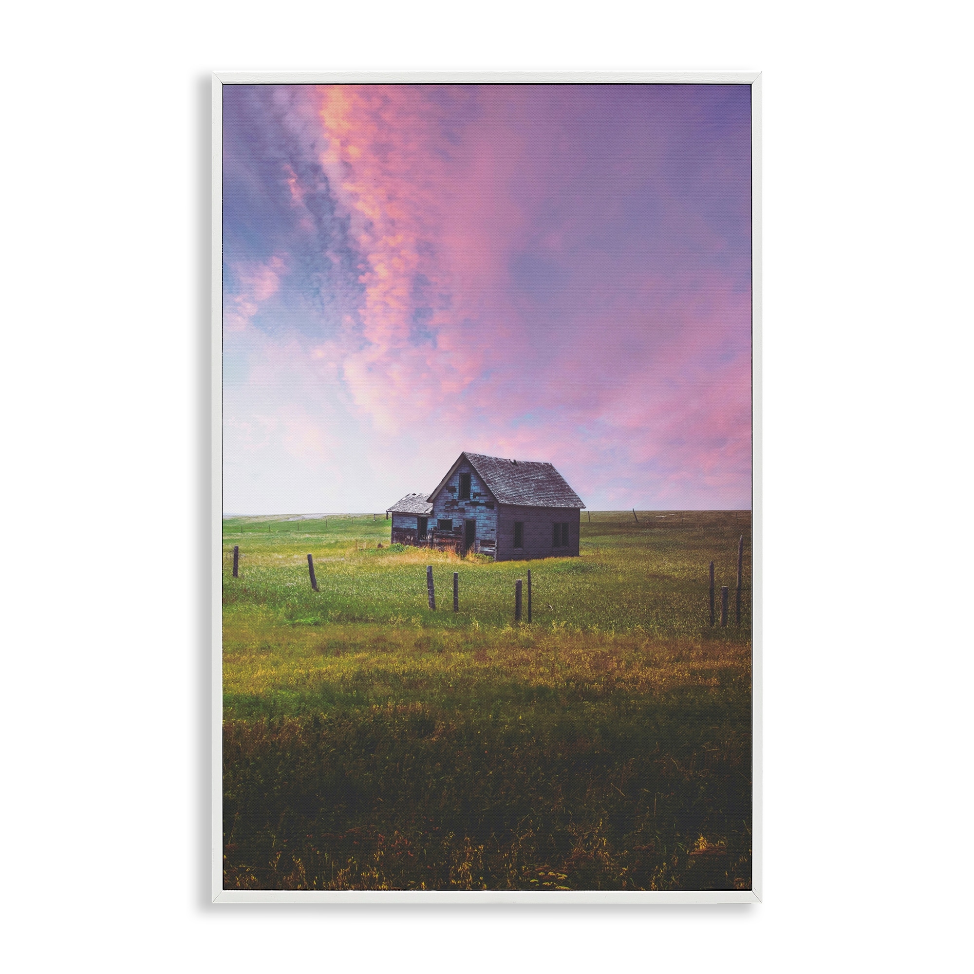Stupell Kinship Cottage & Pastel Sky Framed Giclee Art Design By Annie Bailey Art