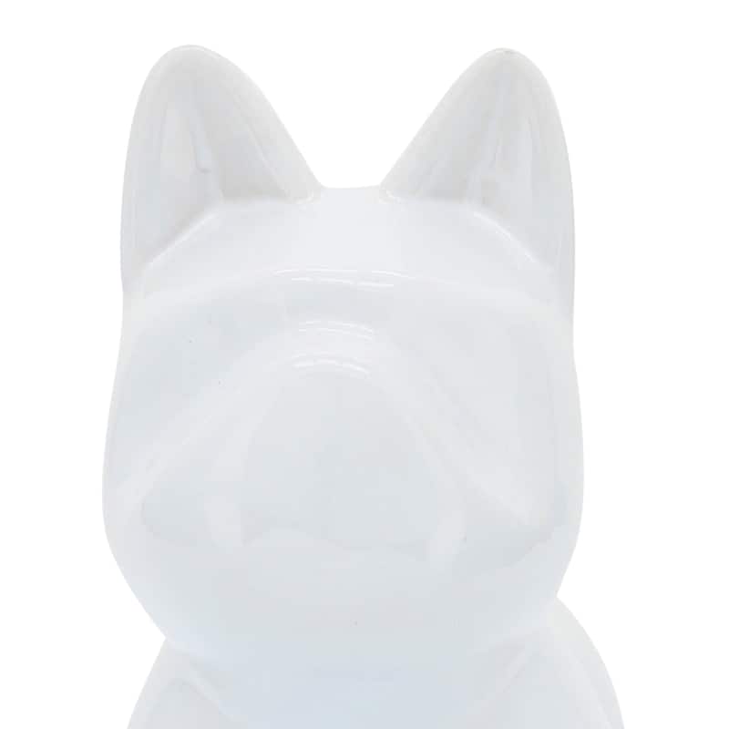 Sagebrook Home Frenchie Ceramic Dog Statue Sculpture
