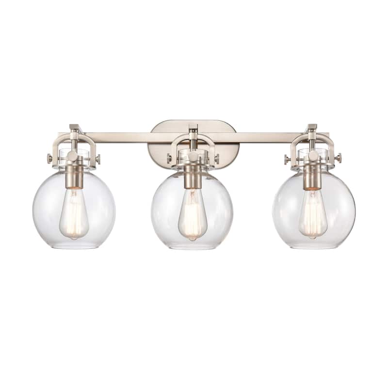 Innovations Lighting Newton Sphere 3 Light 27" Bath Vanity Light