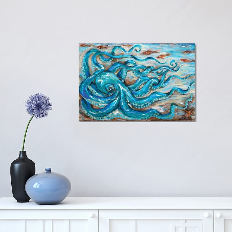 iCanvas "Slithering" by Linda Olsen Canvas Print - 12x18x1.5