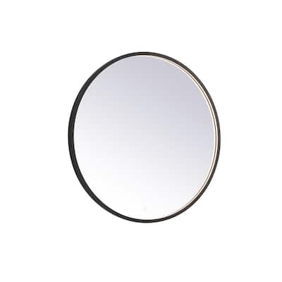 Elegant Lighting MRE6032 Pier 32" Diameter Modern Circular Aluminum
