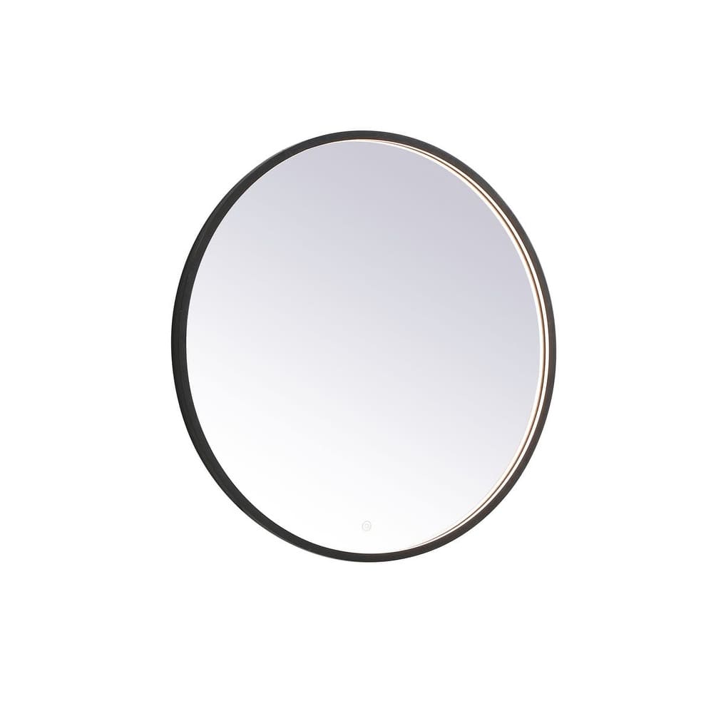 Elegant Lighting MRE6032 Pier 32" Diameter Modern Circular Aluminum