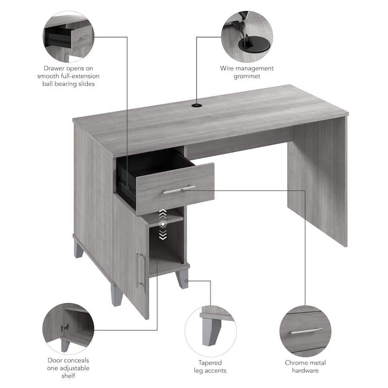 Somerset 54W Office Desk with Drawers by Bush Furniture