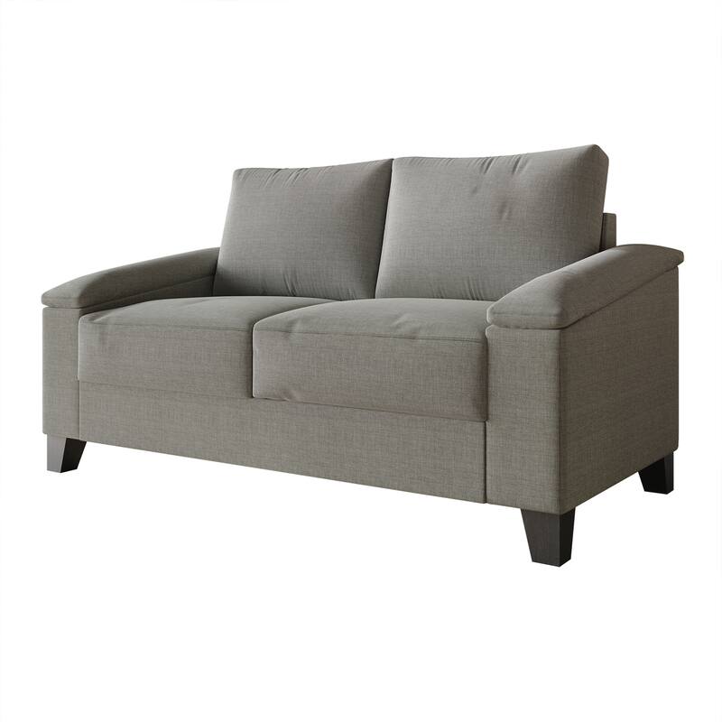 CraftPorch Simple Linen Upholstered 2-Piece Living Room Set
