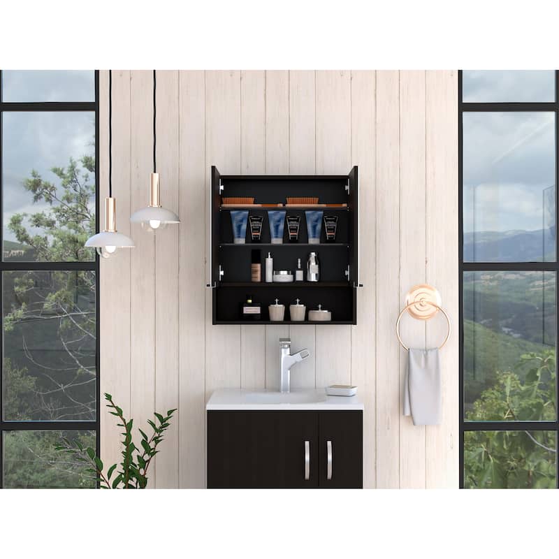 Manchester Rectangle Medicine Cabinet with Mirror