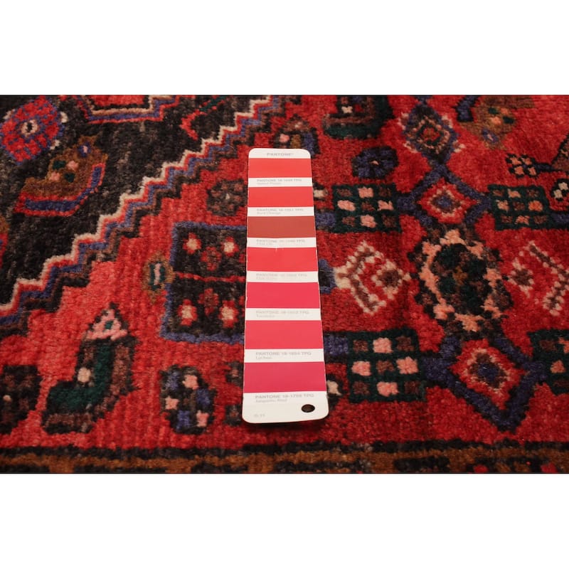 ECARPETGALLERY Hand-knotted Andelz Red Wool Rug - 3'11 x 7'7