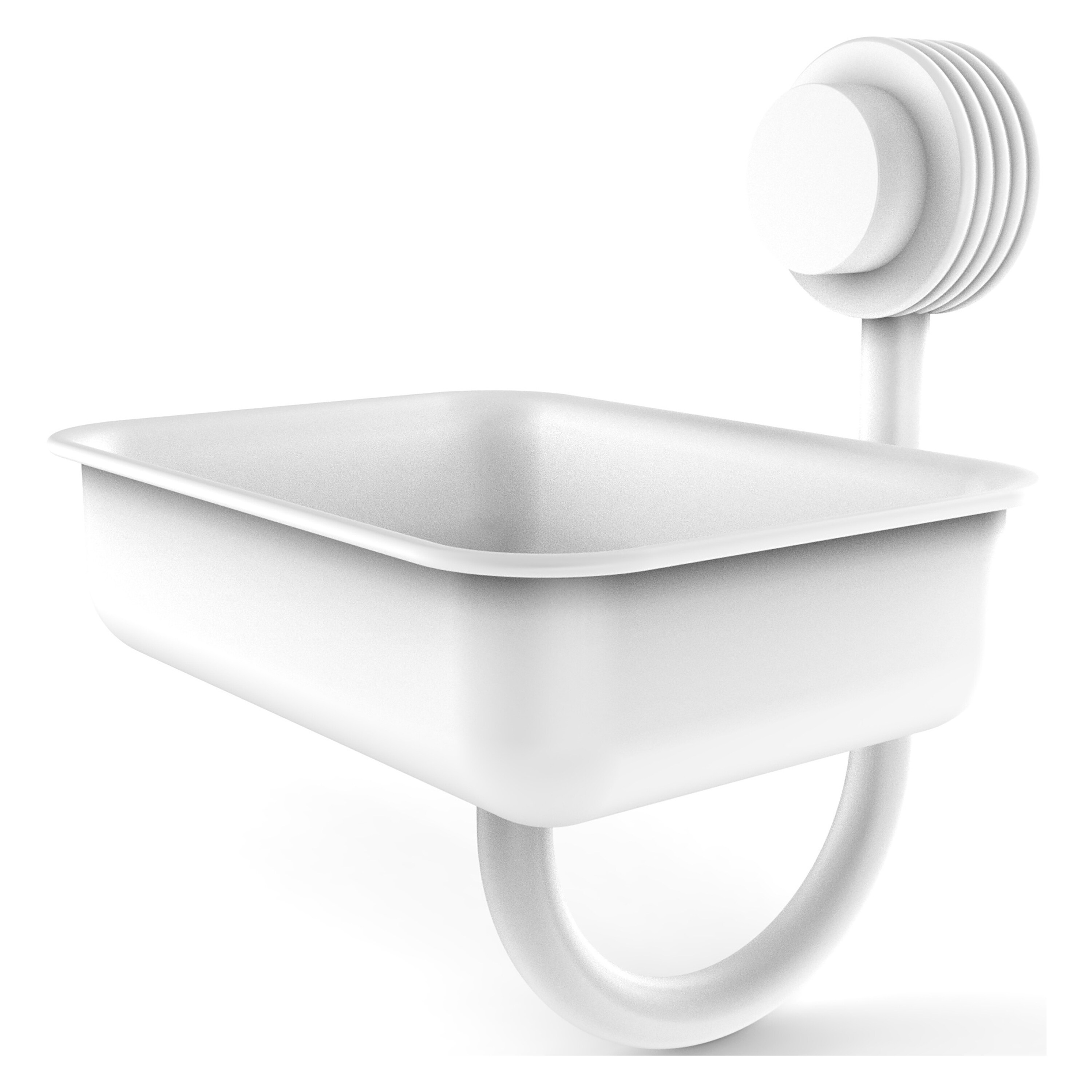 Allied Brass Venus Collection Wall Mounted Soap Dish with Grooved Accents