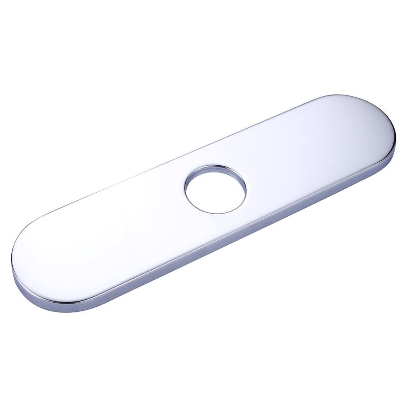 WOWOW Stainless Steel Kitchen Sink Faucet Hole Cover Deck Plate - Polished Chrome