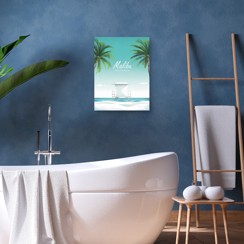Malibu Canvas Art Print