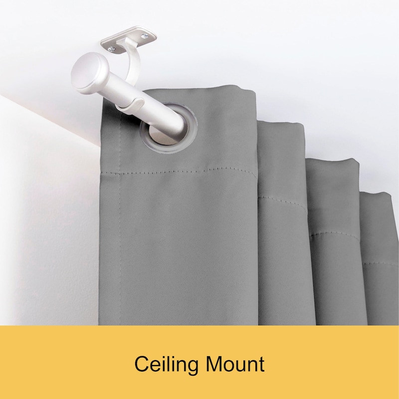 Kenney Weaver 1" Indoor/Outdoor Rust-Resistant Curtain Rod