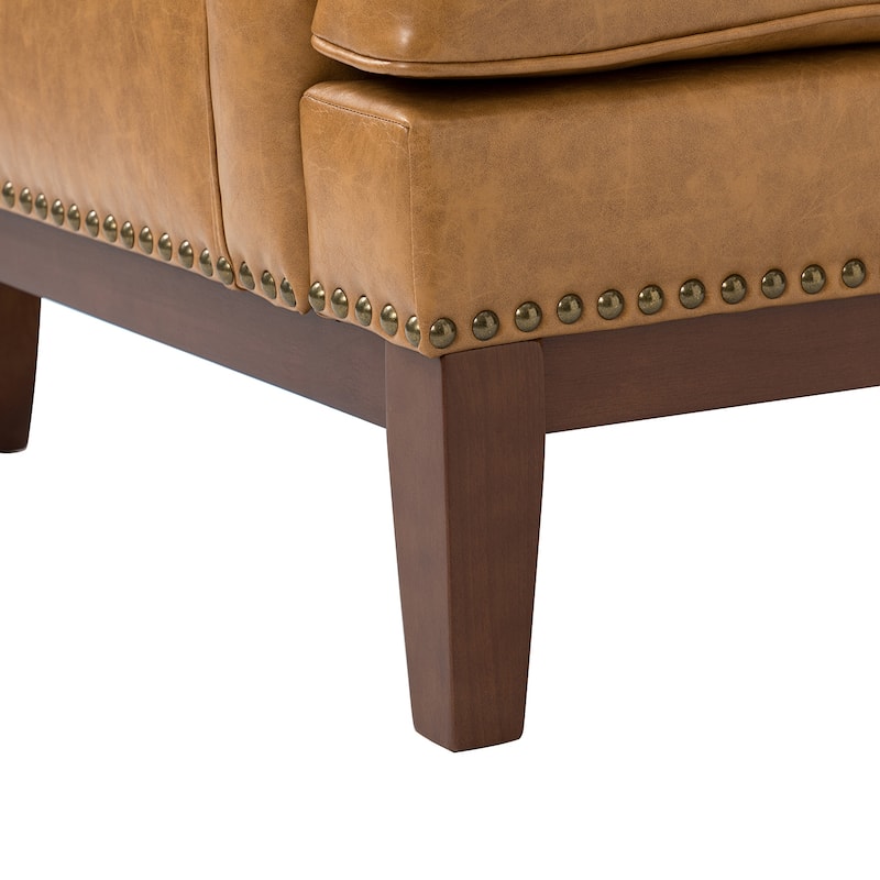 Etienne Comfy Living Room Armchair with Apron Design by HULALA HOME