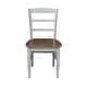 preview thumbnail 34 of 128, International Concepts Solid Wood Madrid Ladderback Chairs, Set of 2 - N/A