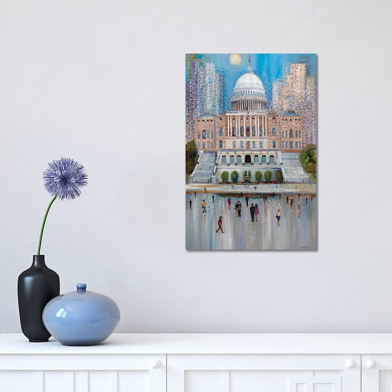 iCanvas "Washington DC Capitol" by Ekaterina Ermilkina Canvas Print - 18x12x1.5
