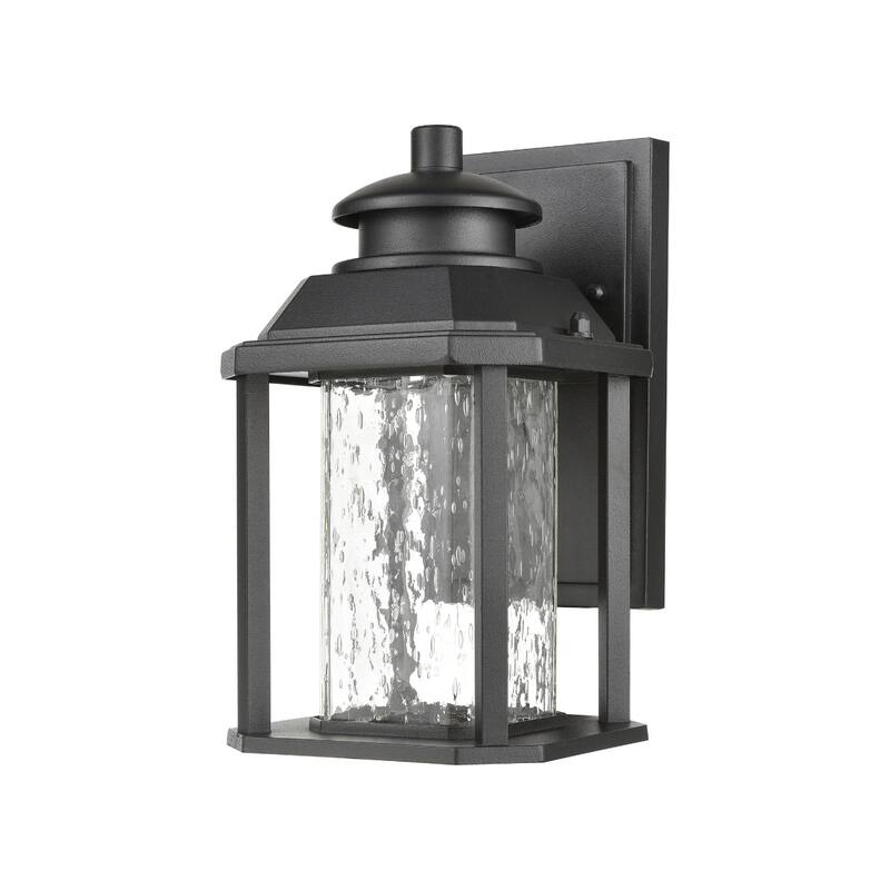 Irvine 10'' High 1-Light Outdoor Sconce - Matte Black - 10 inch Tall