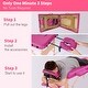 preview thumbnail 7 of 5, Portable Massage Bed Lash Bed with Carrying Case SPA Table Height Adjustable - 83.9"D x 32.3"W x 33.7"H