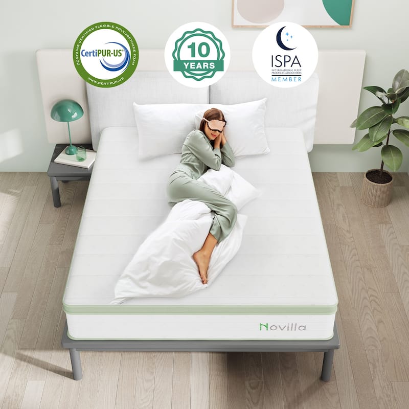 Novilla 12-inch Firm Hybrid Innerspring Foam Mattress