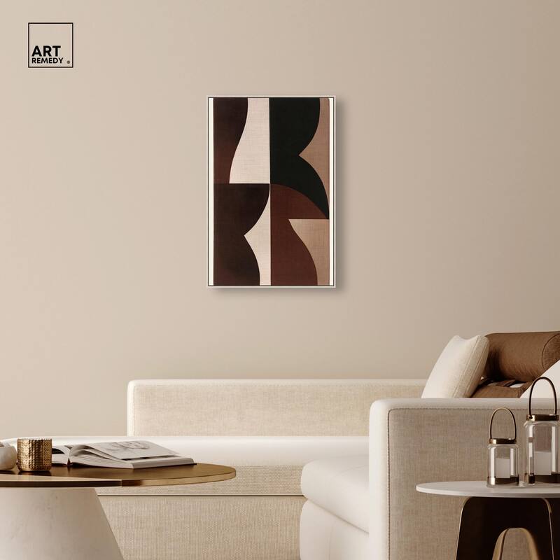 Quartet in Brown II Canvas by Art Remedy
