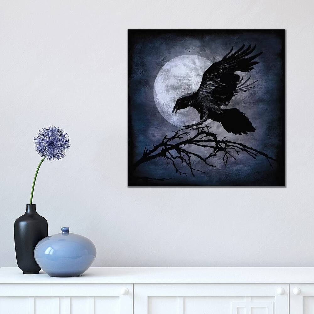 iCanvas "Crow" by Martin Wagner Canvas Print