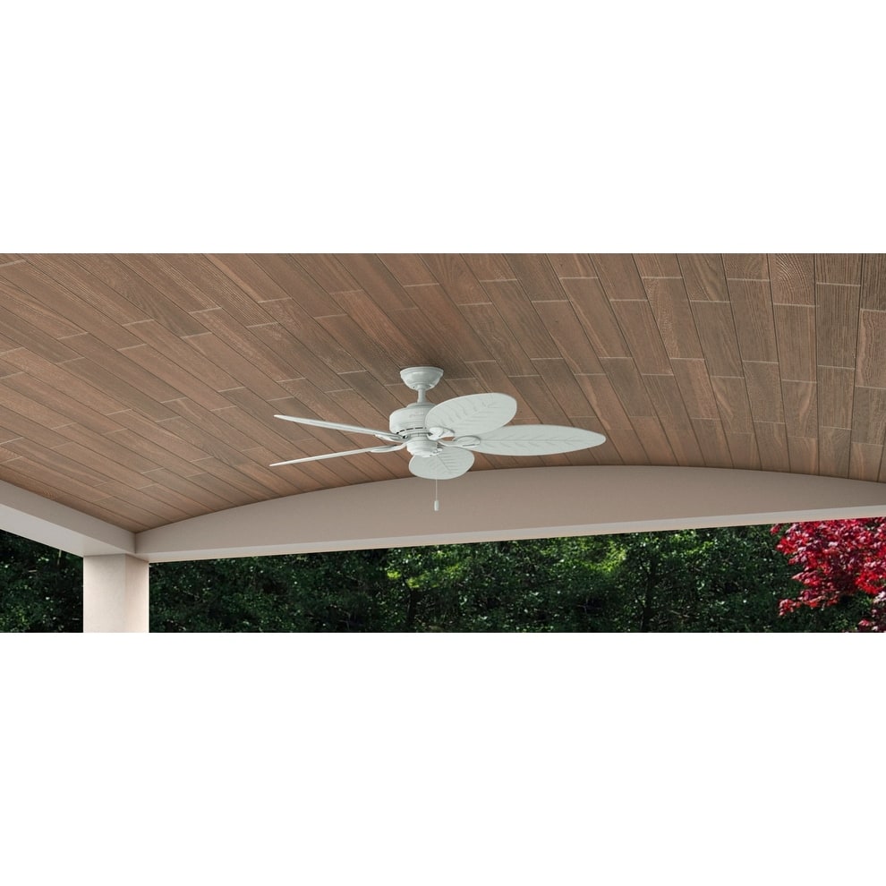 Hunter 54" Bayview Outdoor Ceiling Fan with Pull Chain - Tropical - DAMP RATED!