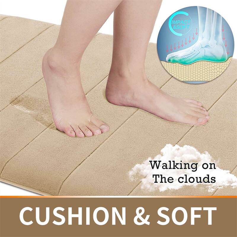 Memory Foam Bath Mat Set