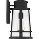preview thumbnail 4 of 4, Dunham 1-Light Outdoor Lantern in Earth Black