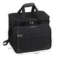 preview thumbnail 2 of 4, Picnic at Ascot Equipped Insulated Picnic Cooler Bag with Service for 4 - Black/Paris