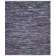 preview thumbnail 22 of 49, SAFAVIEH Handmade Rag Rug Ljubika Casual Stripe Cotton Rug with Fringe 6' x 9' - Blue/Multi - Rectangle