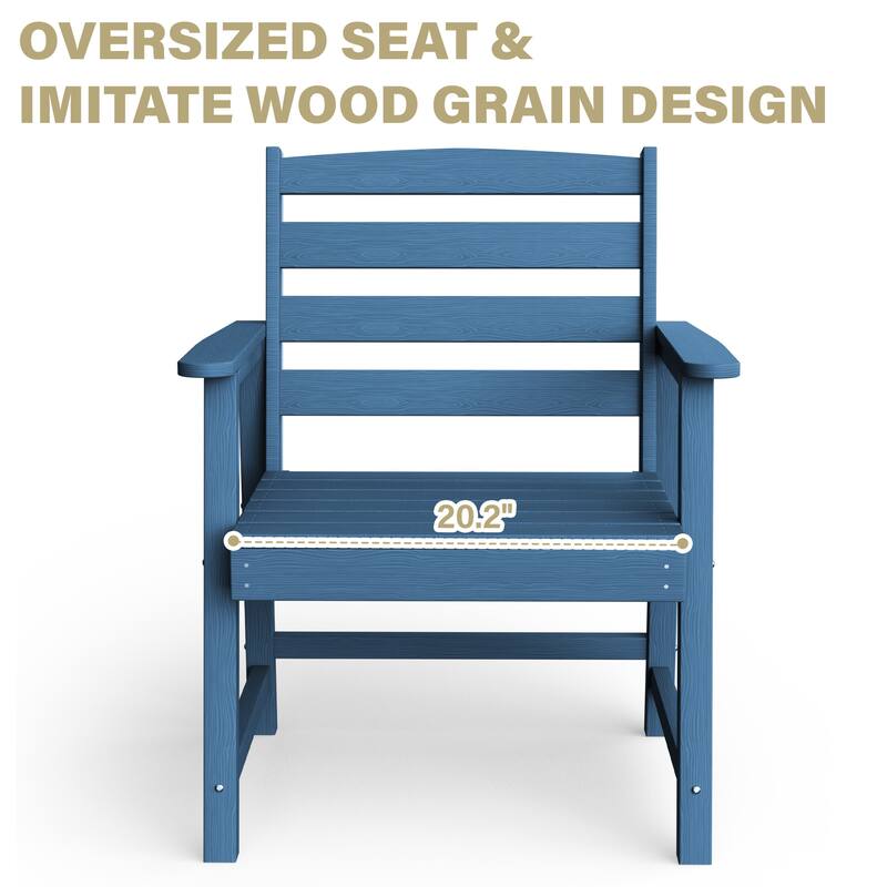 HDPE Outdoor All-weather chair, suitable for multiple scenarios