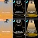 preview thumbnail 4 of 6, C Cattleya 2-Light Matte Black Motion Sensing Outdoor Flush Mount Light With Clear Seeded Galss