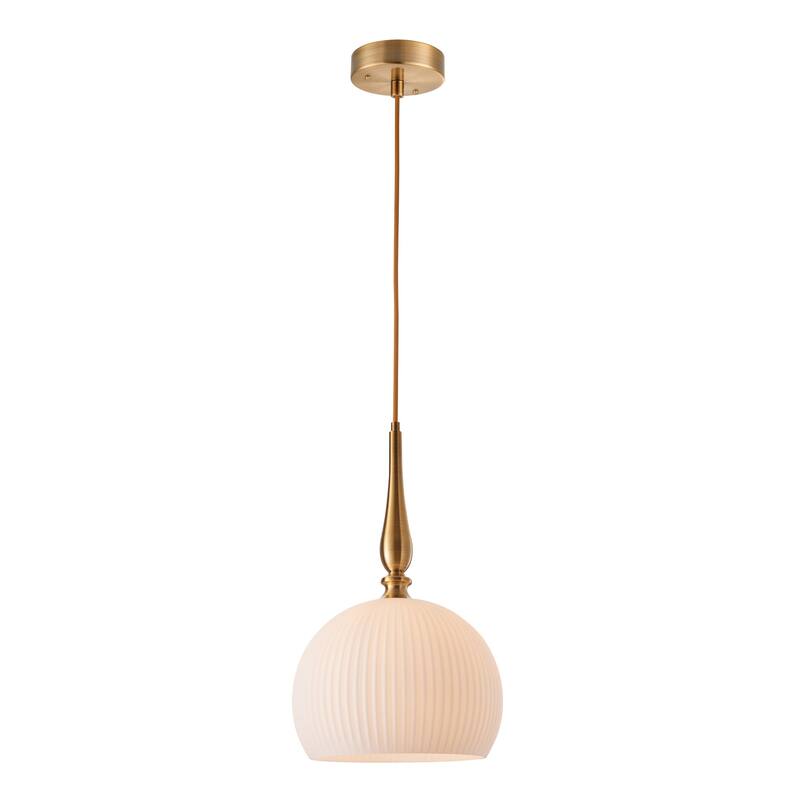 Artcraft Kate 1-Light Pendant - Brushed Brass