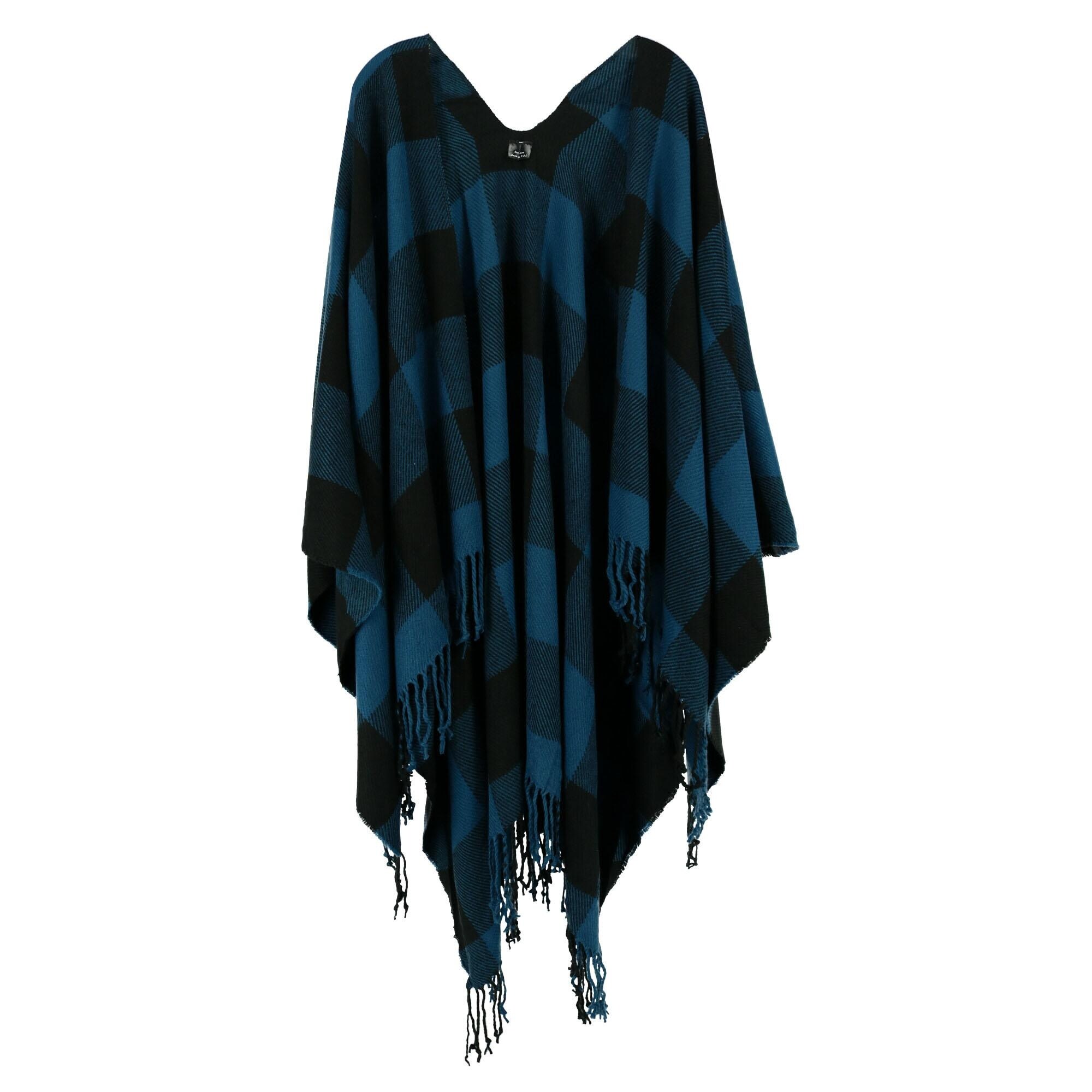 womens navy shawl