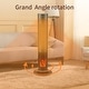 preview thumbnail 5 of 4, Ainfox Space Heater Electric with Realistic Flame,Portable Heater with Remote Control
