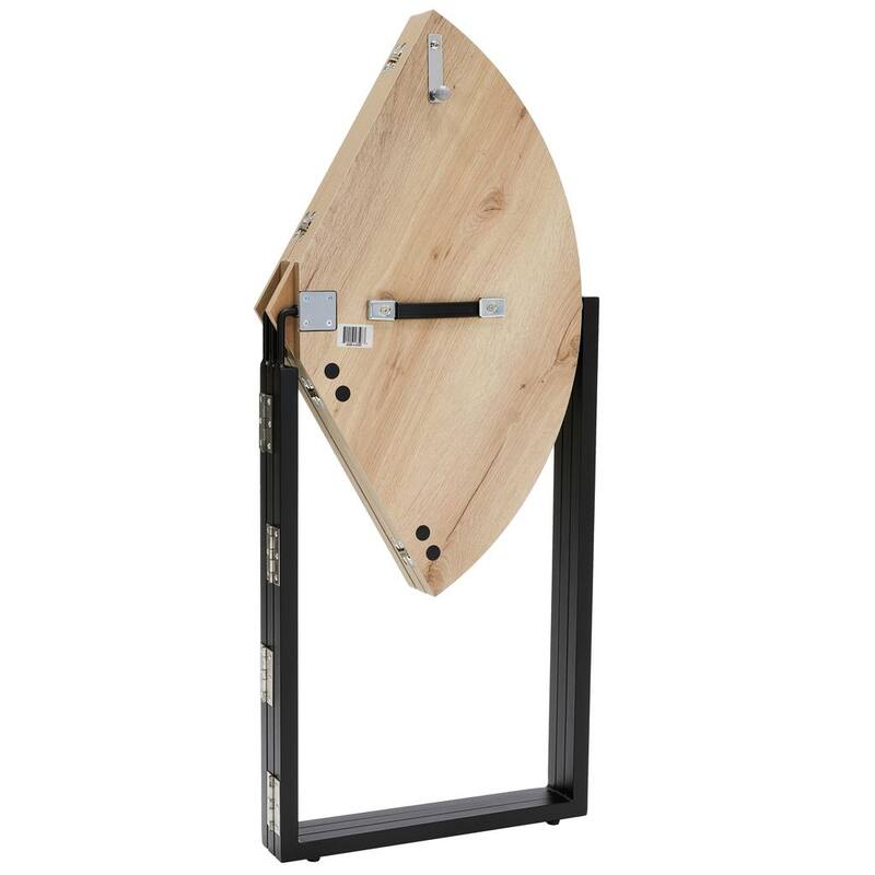 35" Foldable Multi-Use Round Table in Natural