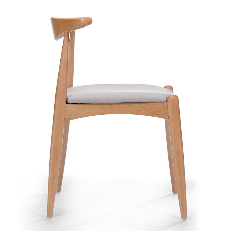Francie Mid-Century Modern Dining Chairs (Set of 2) by Christopher Knight Home - 20.50" W x 20.25" L x 29.75" H